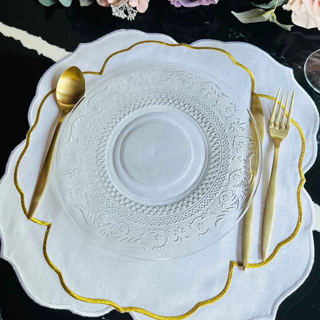 SERENA PLACEMATS GOLD ECRU (SET OF 4)