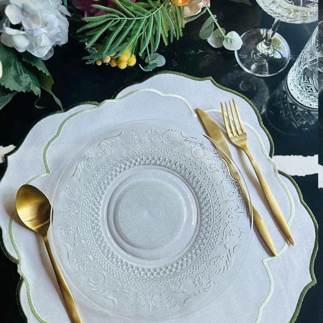 SERENA PLACEMATS GREEN (SET OF 4)
