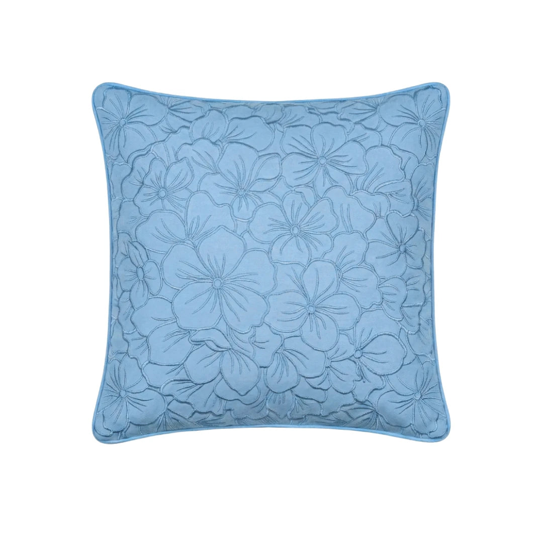 Embroidered Flora Cushion Cover