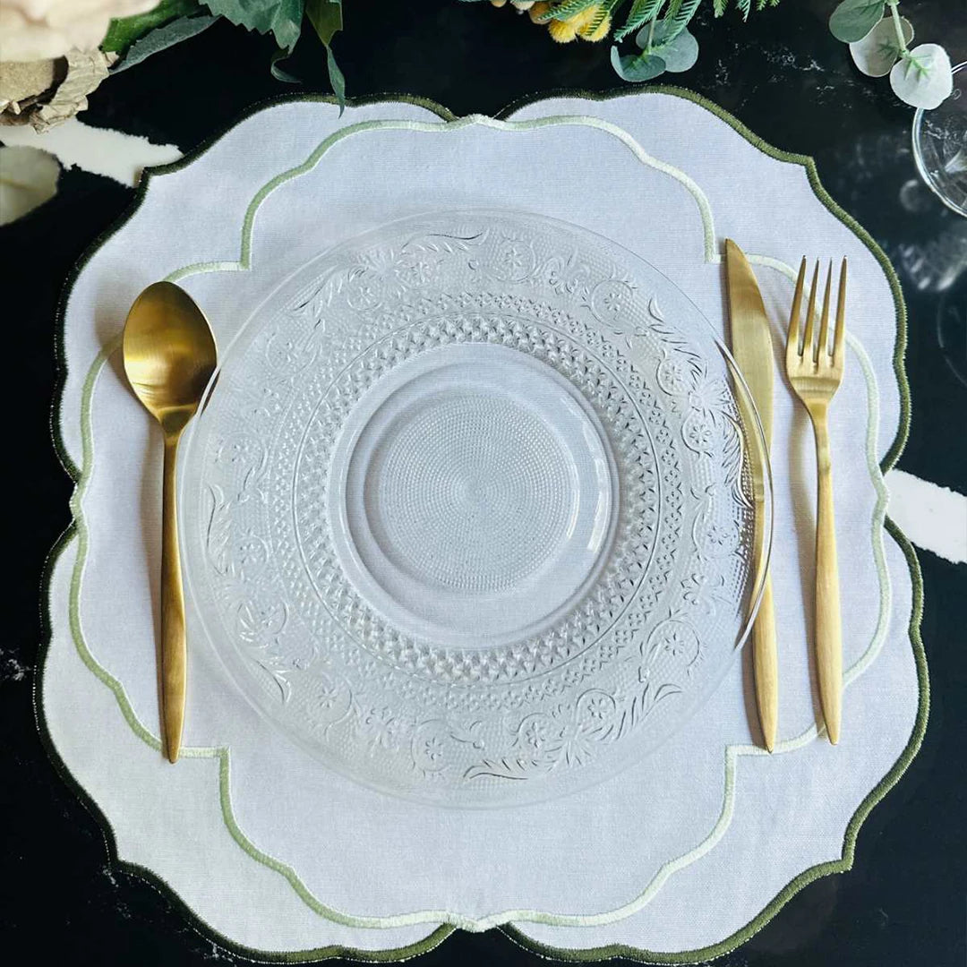 SERENA PLACEMATS GREEN (SET OF 4)