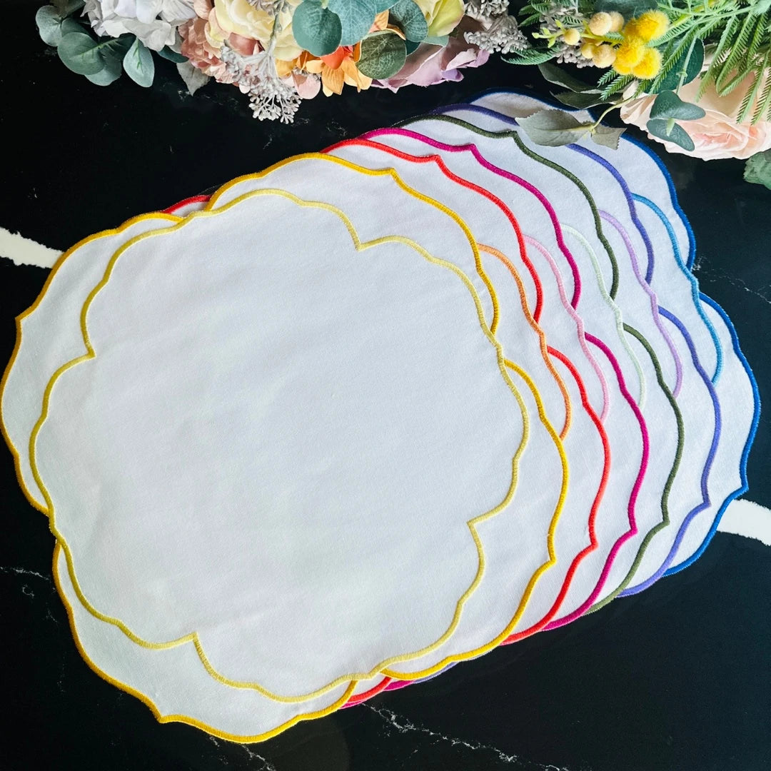 MIXED-COLOR SERENA PLACEMATS (SET OF 6)