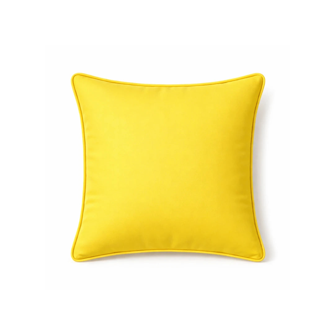 Lemon Yellow Cushion Cover