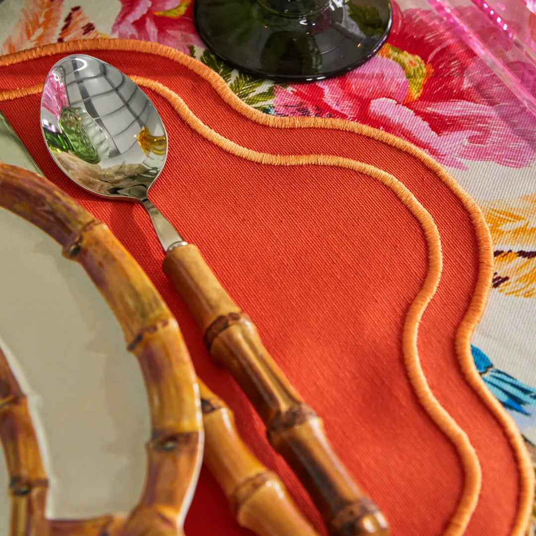 ALICE PLACEMATS ORANGE (SET OF 4)