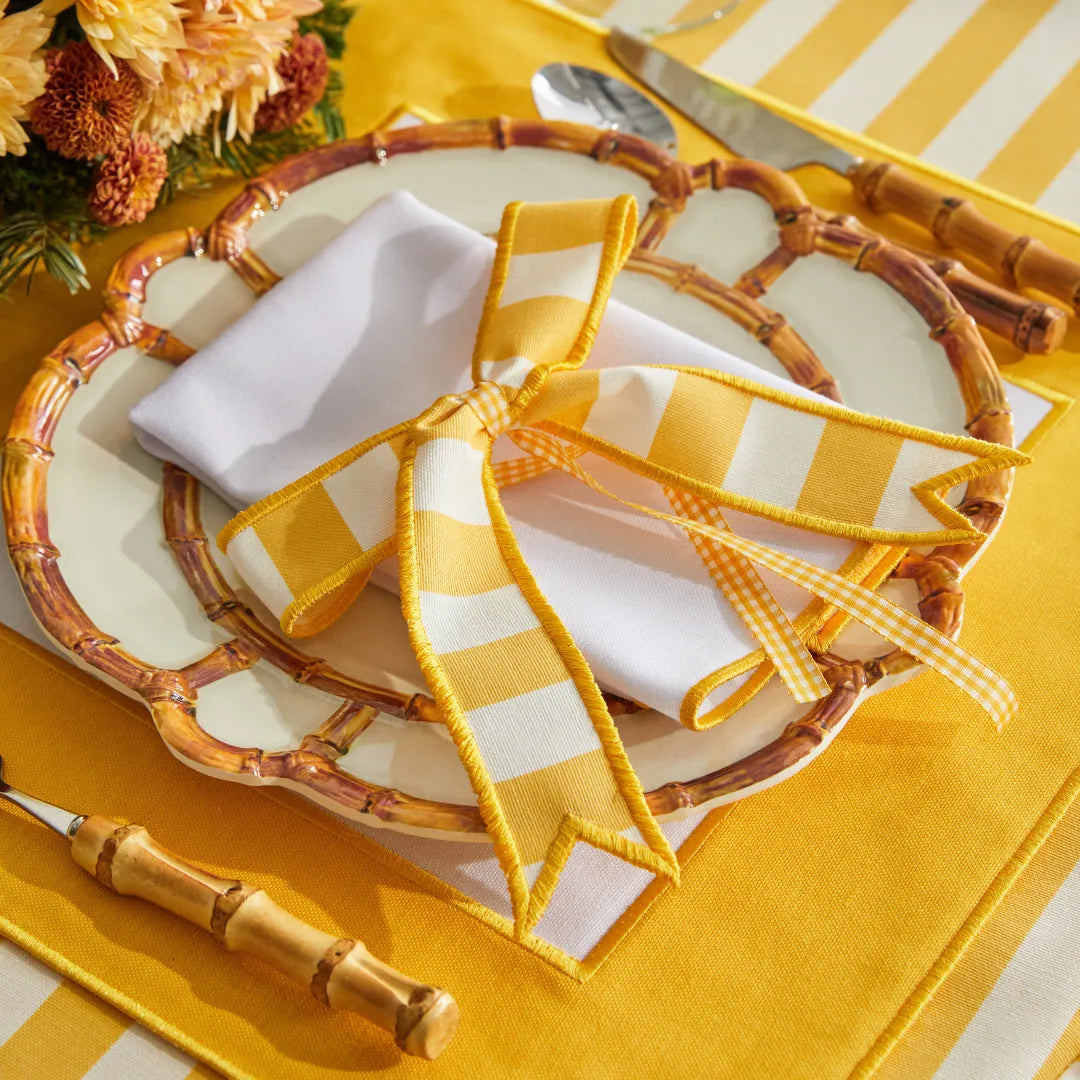 MABEL NAPKINS YELLOW (SET OF 4)