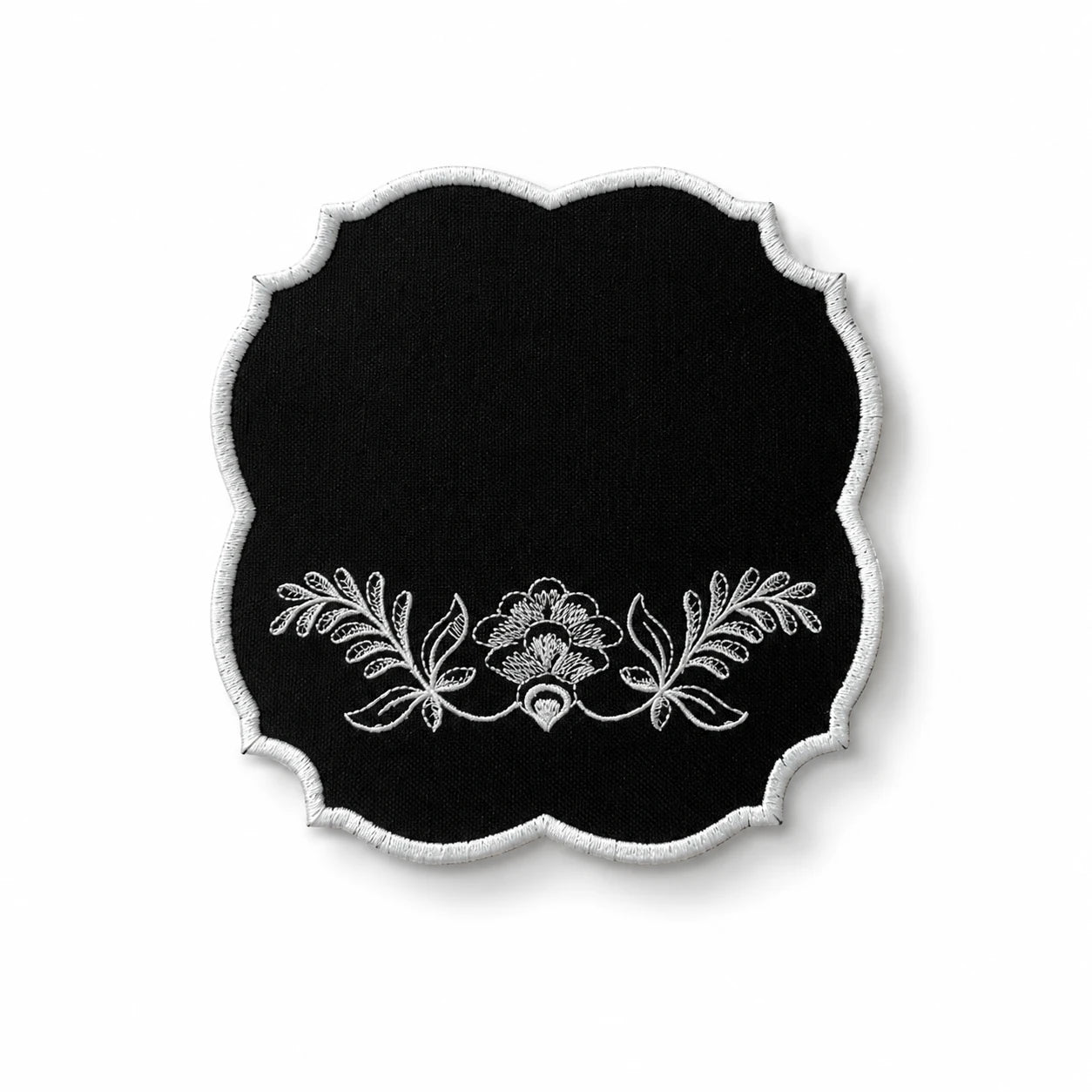 FIORENZA COCKTAIL NAPKINS BLACK/WHITE (SET OF 4)