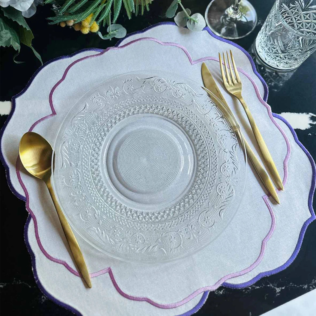 SERENA PLACEMATS PURPLE (SET OF 4)