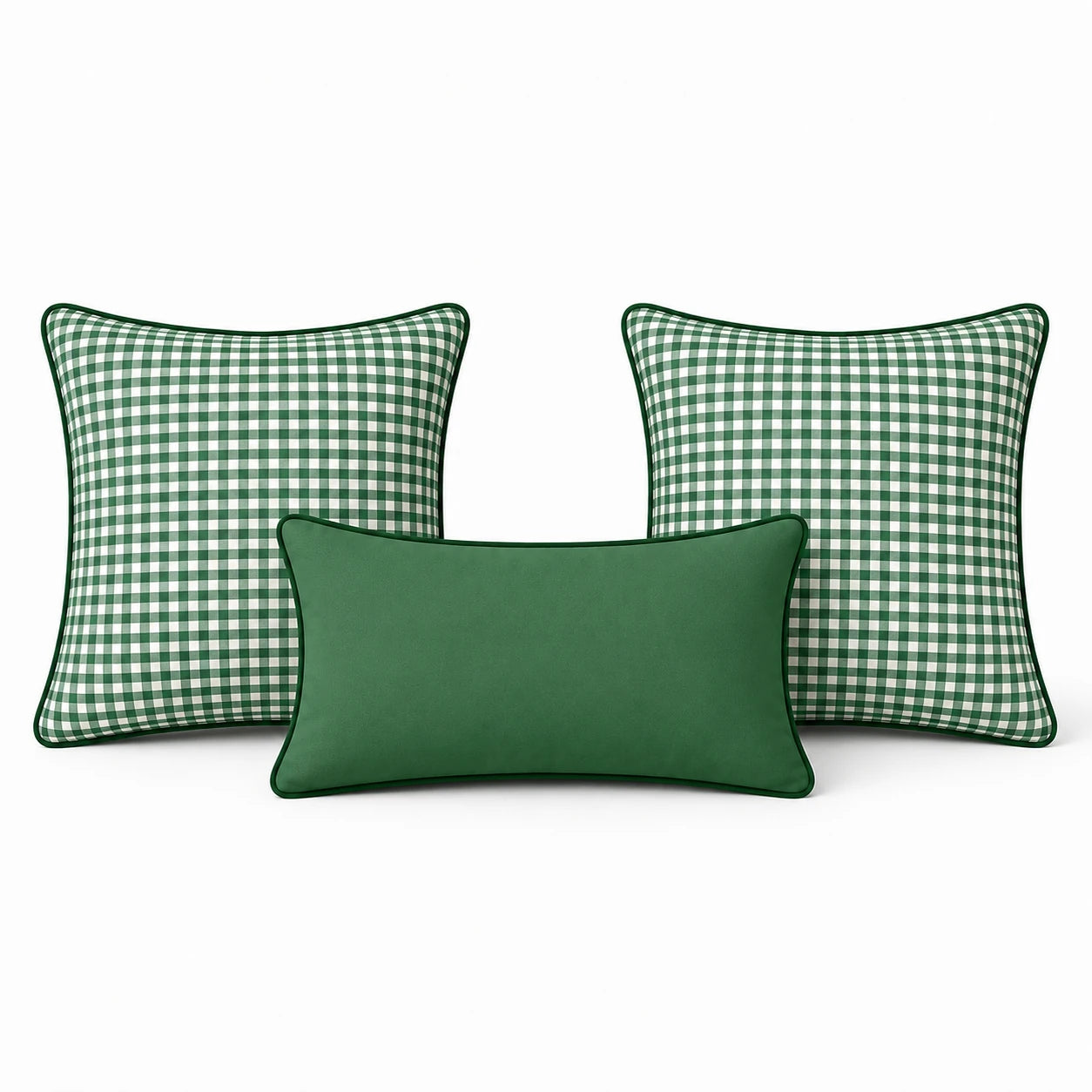 Dark Green Pitikare Cushion Cover Set