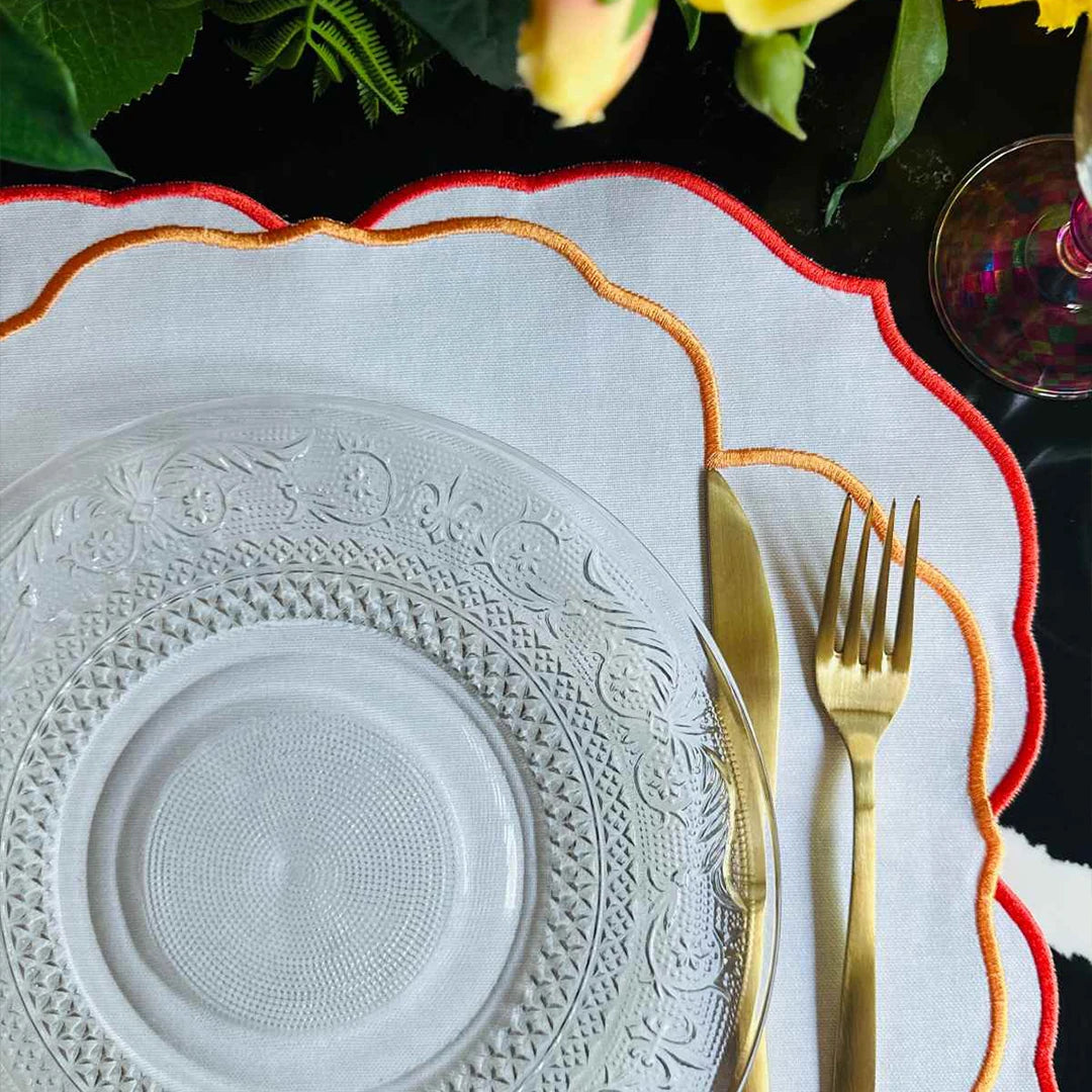 SERENA PLACEMATS ORANGE (SET OF 4)