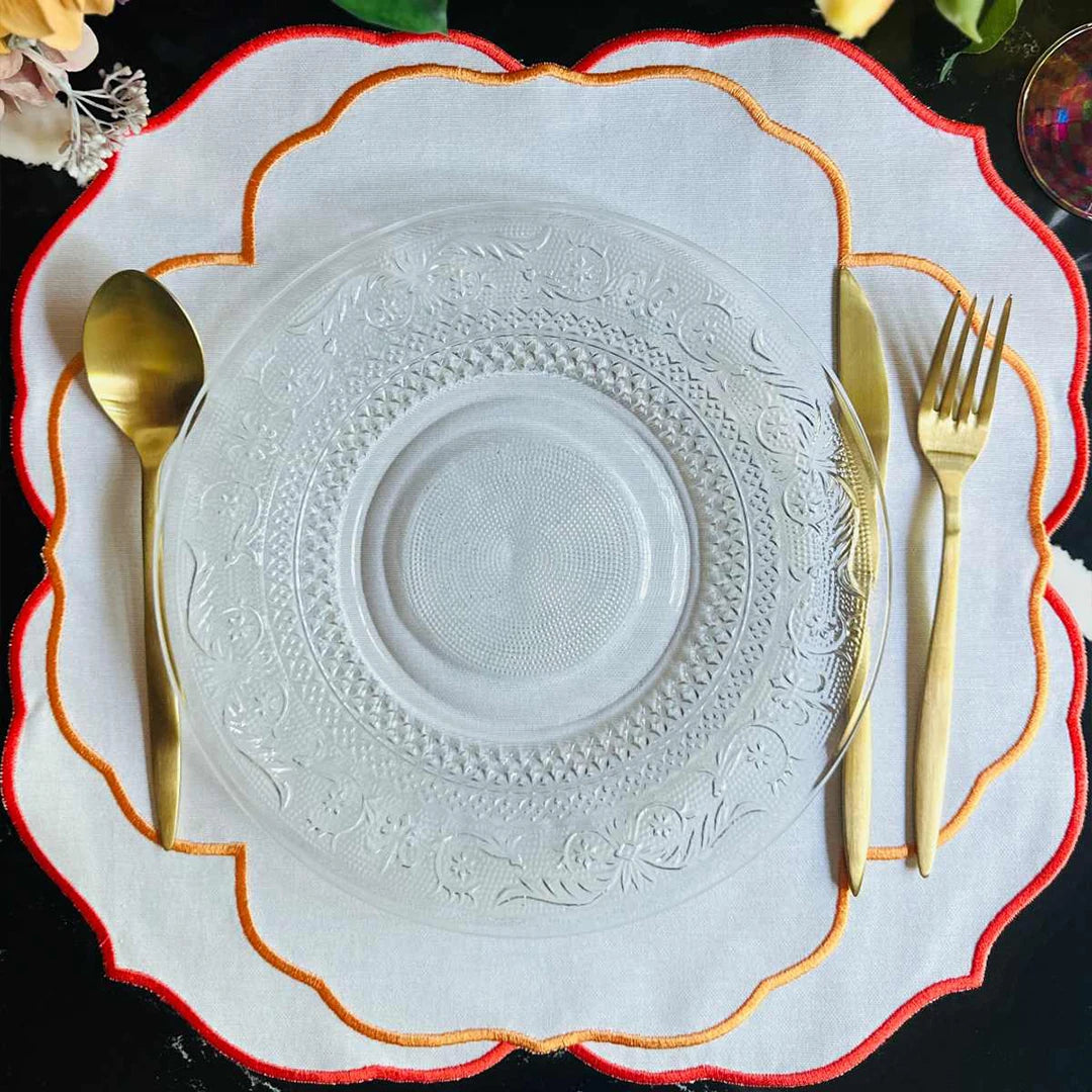 SERENA PLACEMATS ORANGE (SET OF 4)