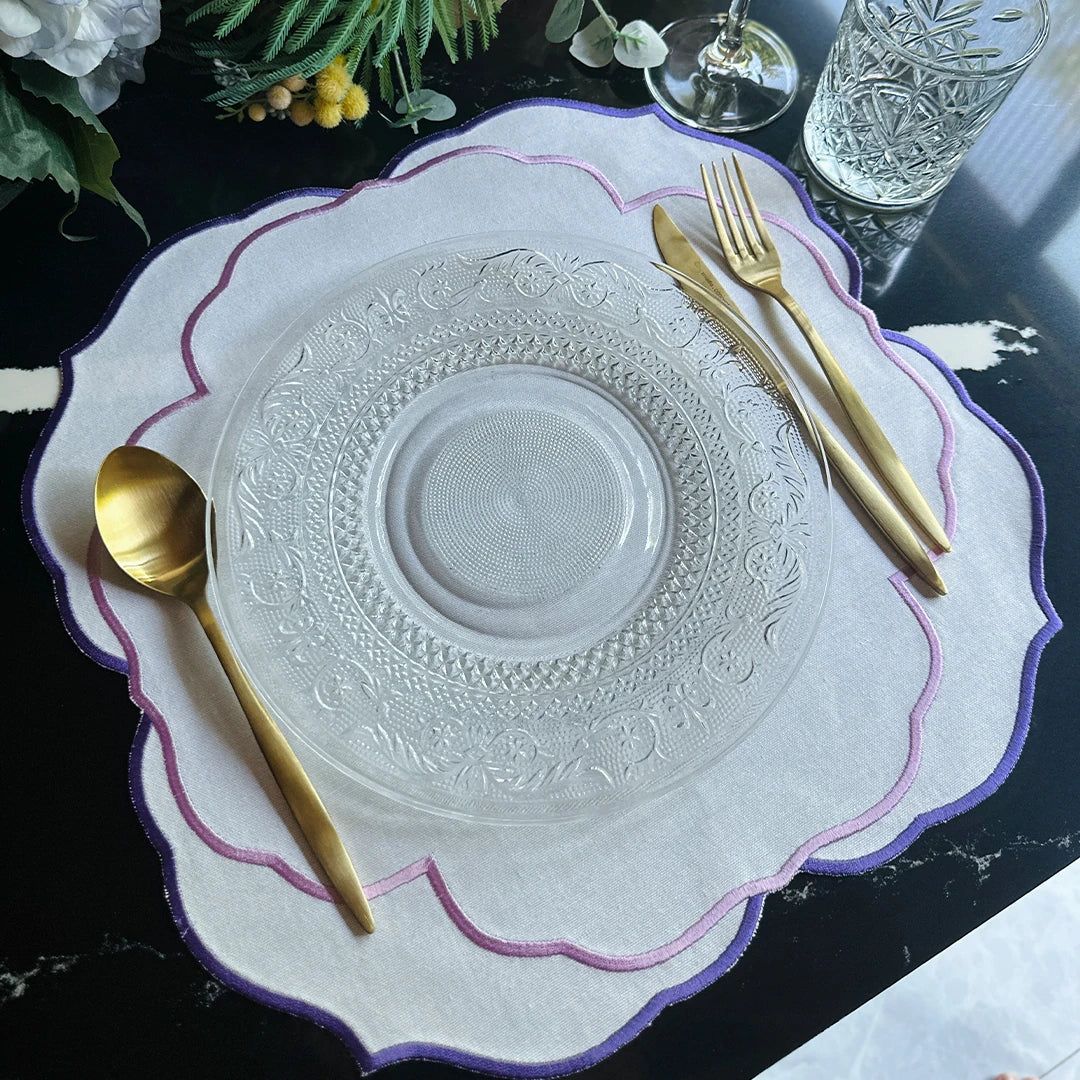 SERENA PLACEMATS PURPLE (SET OF 4)