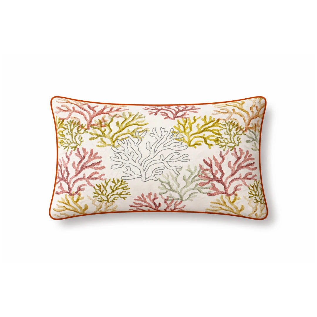 Orange Coral Cushion Cover