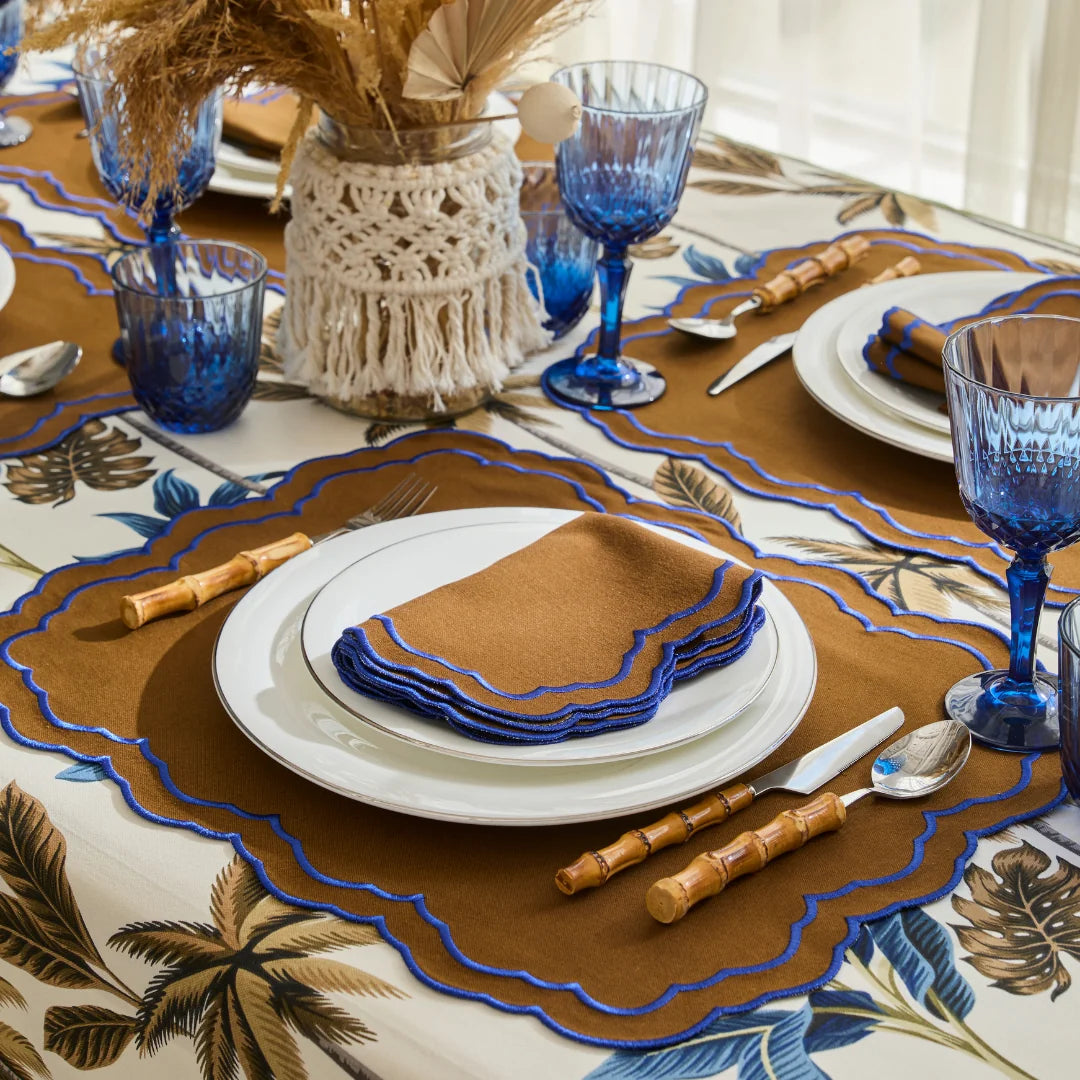 PIERRE NAPKINS BROWN (SET OF 4)