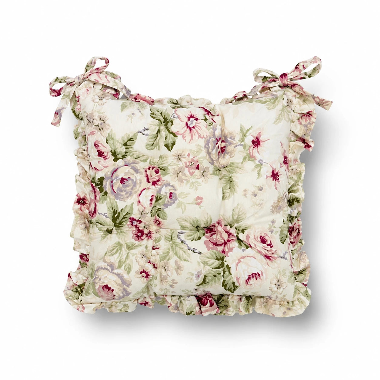 VINTAGE ROSE FILLED CUSHION