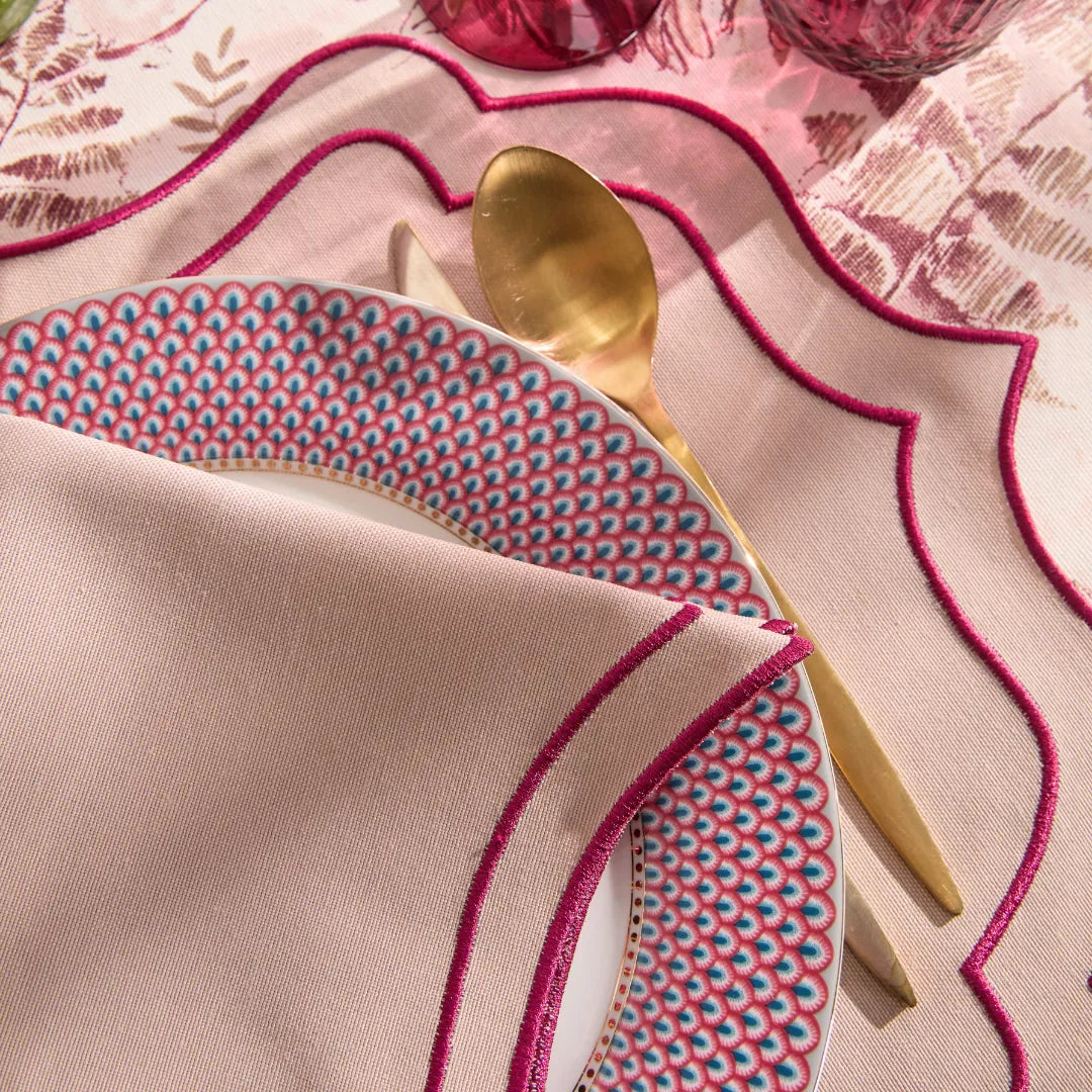 HARMONY NAPKINS FUCHSIA (SET OF 4)