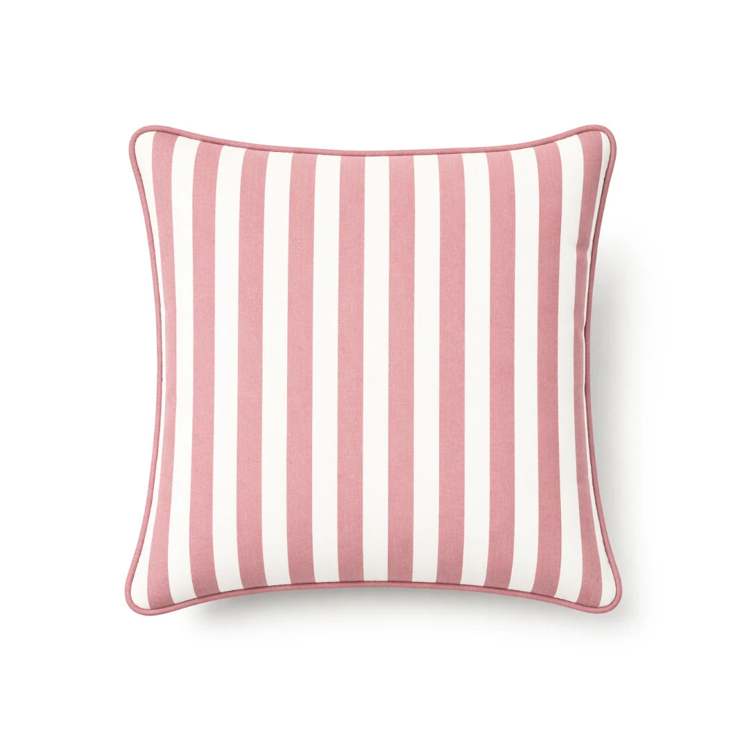 Striped Piped Cushion Cover, 43x43 cm