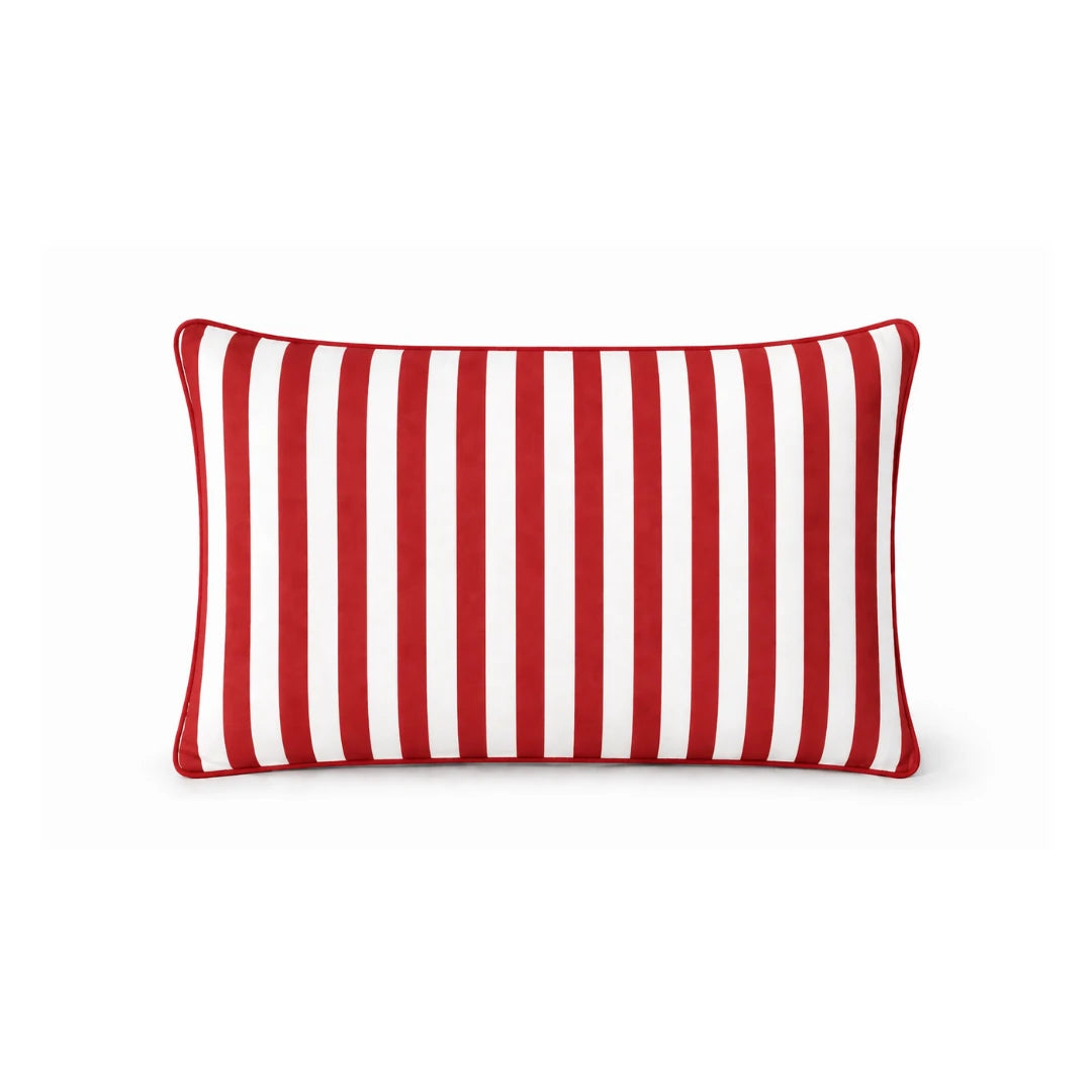 Striped Piped Cushion Cover, 30x50 cm