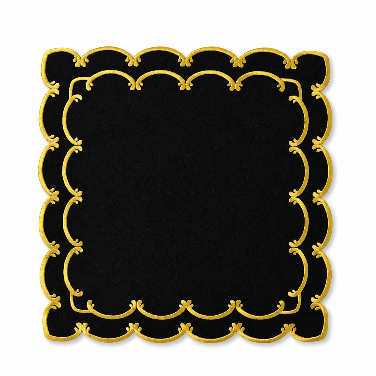 HELENA NAPKINS BLACK (SET OF 4)