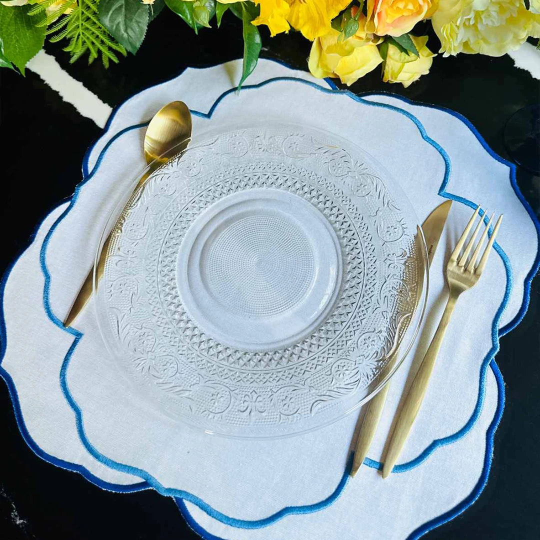 SERENA PLACEMATS BLUE (SET OF 4)