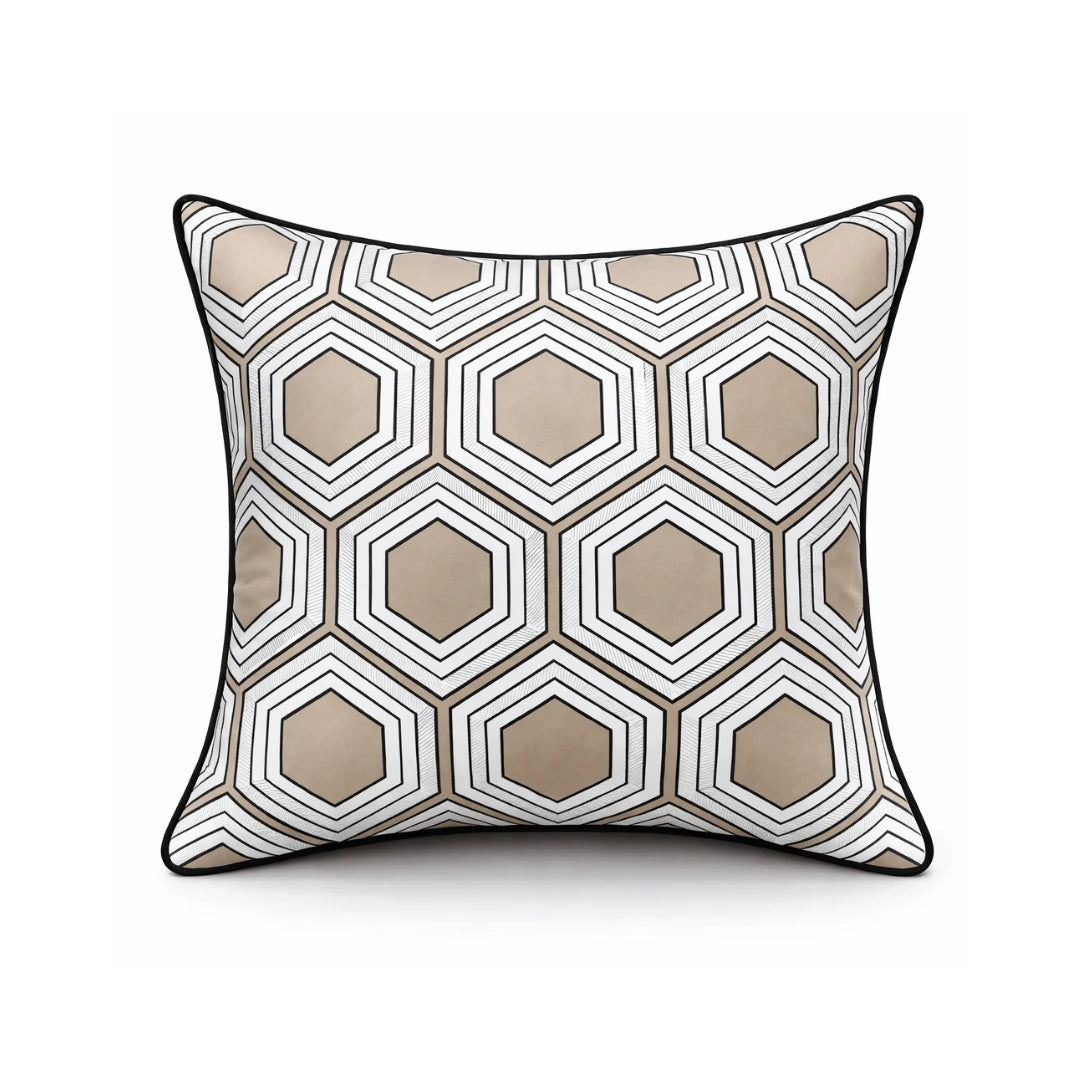 Geometric Pattern Cushion Cover