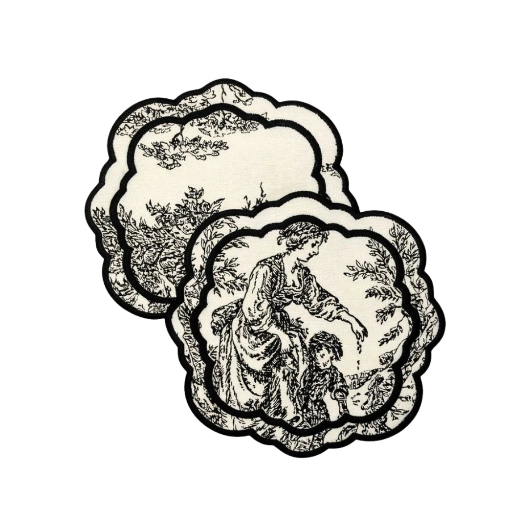 TOILE DE JOUY COCKTAIL NAPKINS (SET OF 4)