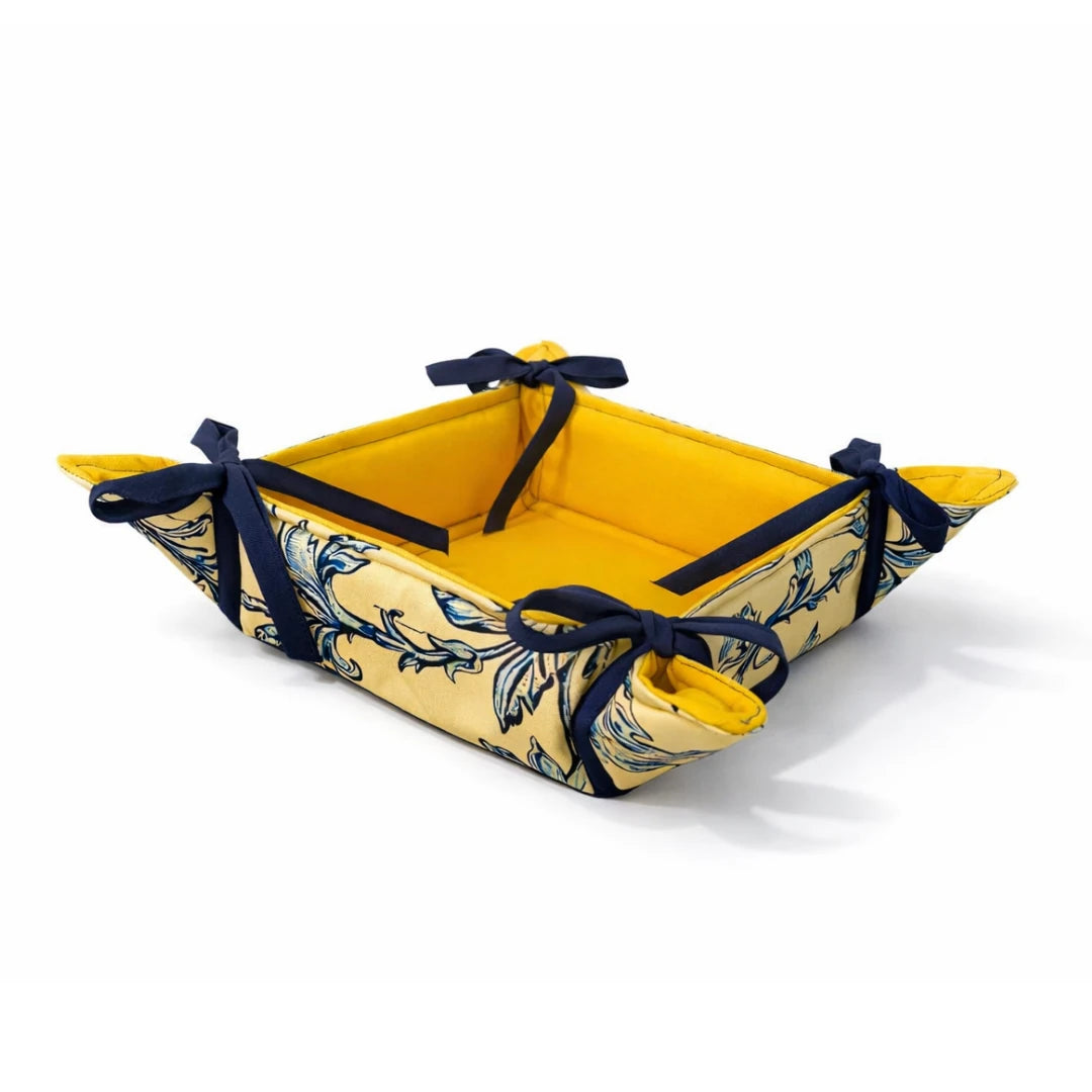FIORENZA BREAD BASKET YELLOW/NAVY