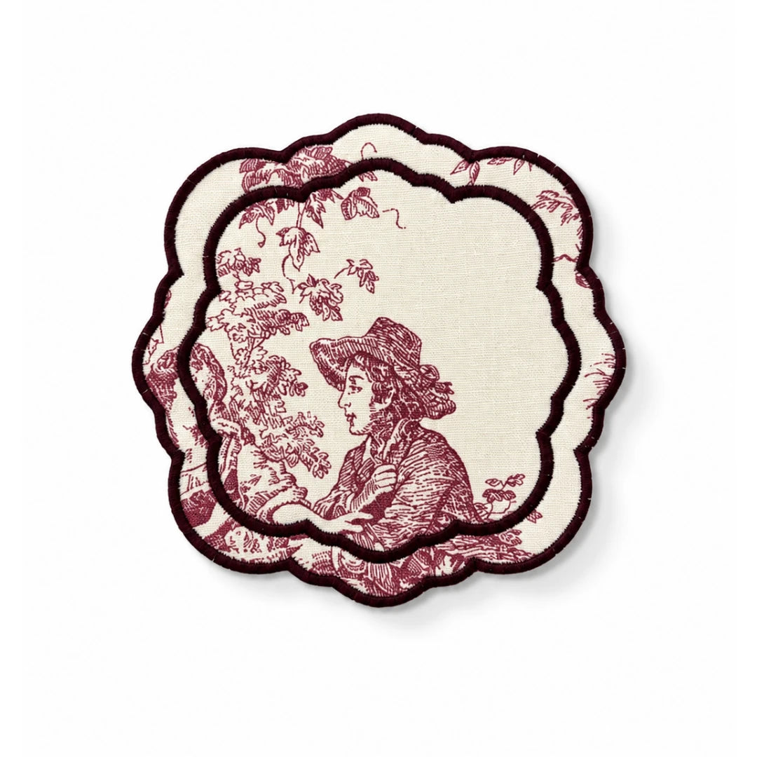 TOILE DE JOUY COCKTAIL NAPKINS (SET OF 4)