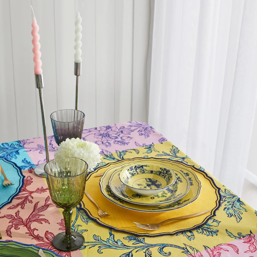 MIXED-COLOR FIORENZA PLACEMATS (SET OF 6)