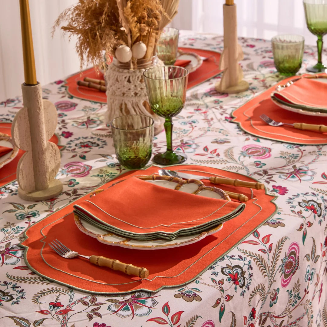 LUNA PLACEMATS ORANGE (SET OF 4)