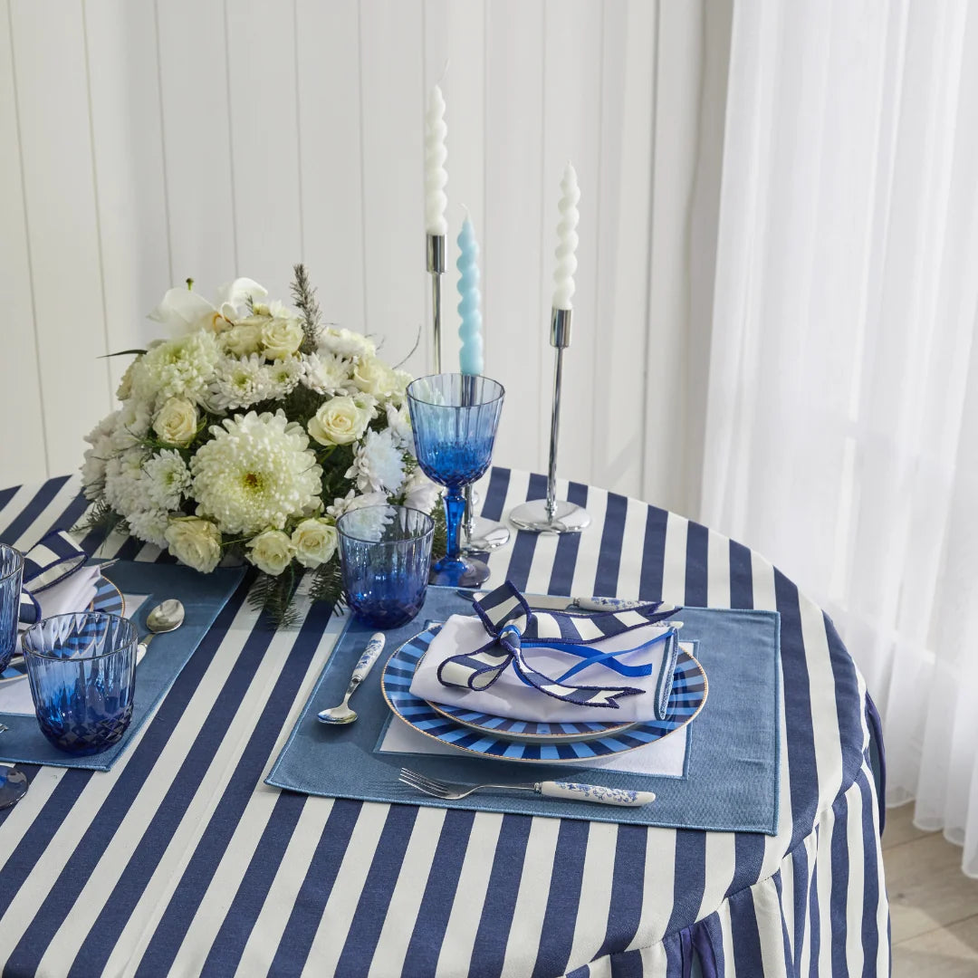 MABEL NAPKINS BLUE (SET OF 4)