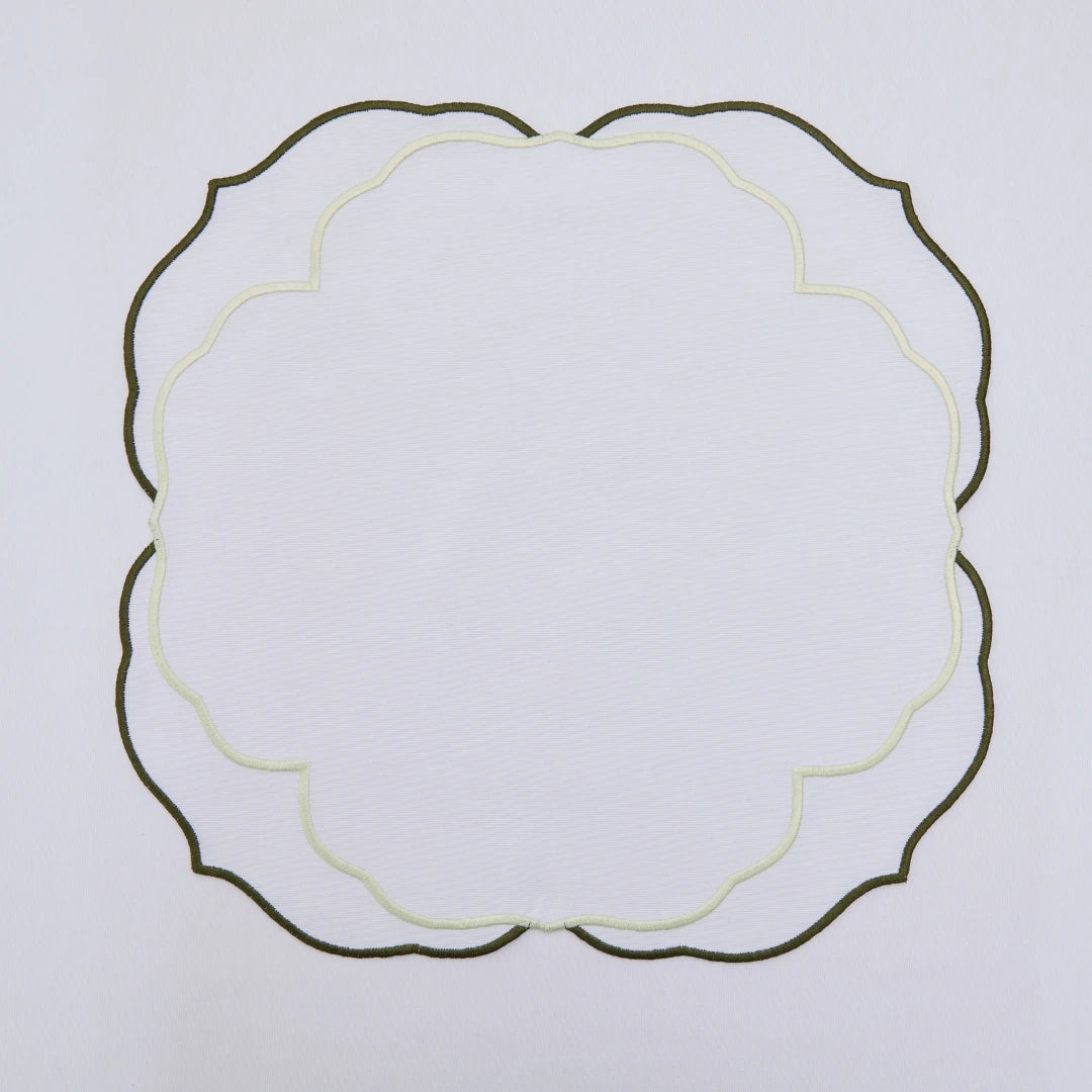 SERENA PLACEMATS GREEN (SET OF 4)