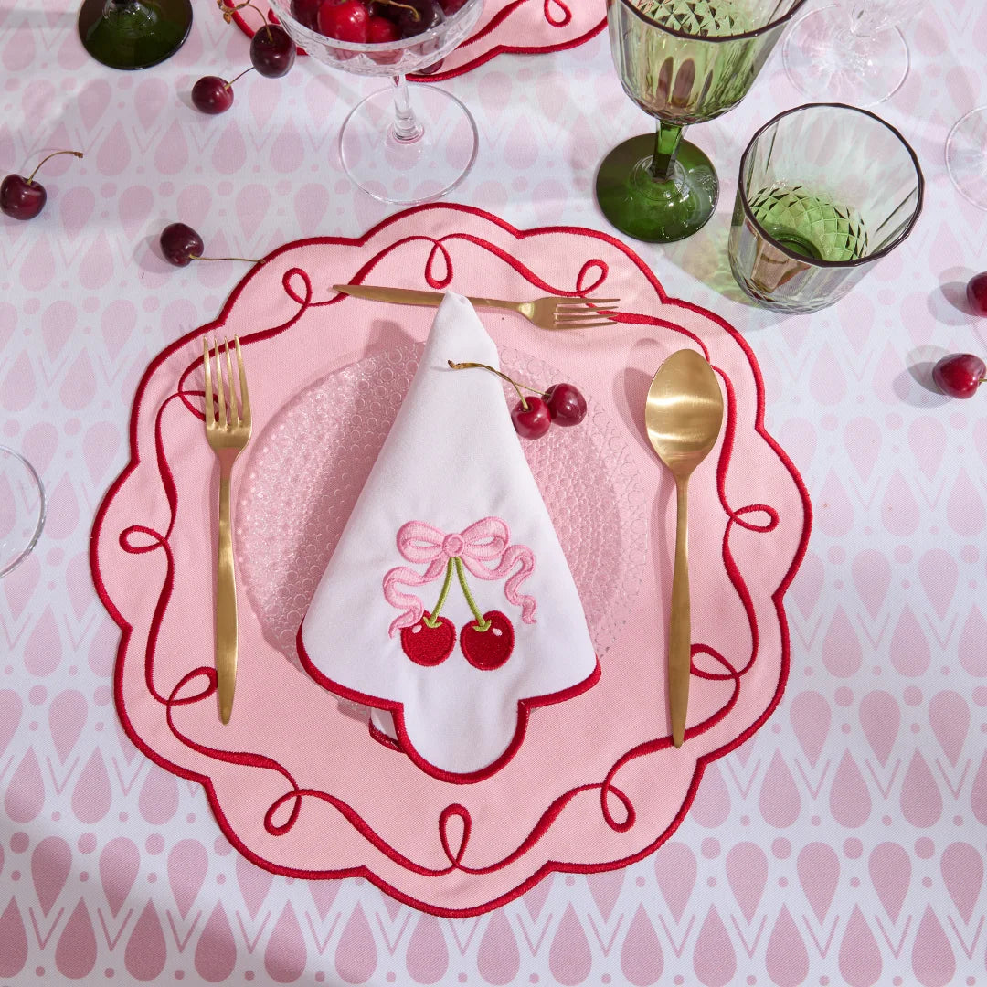 CHERRY NAPKINS (SET OF 4)