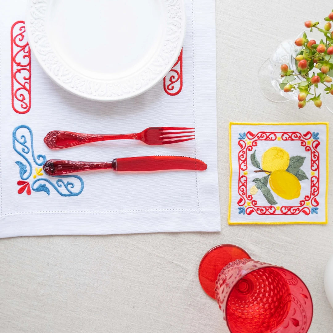 SICILIAN LEMON PLACEMATS (SET OF 4)