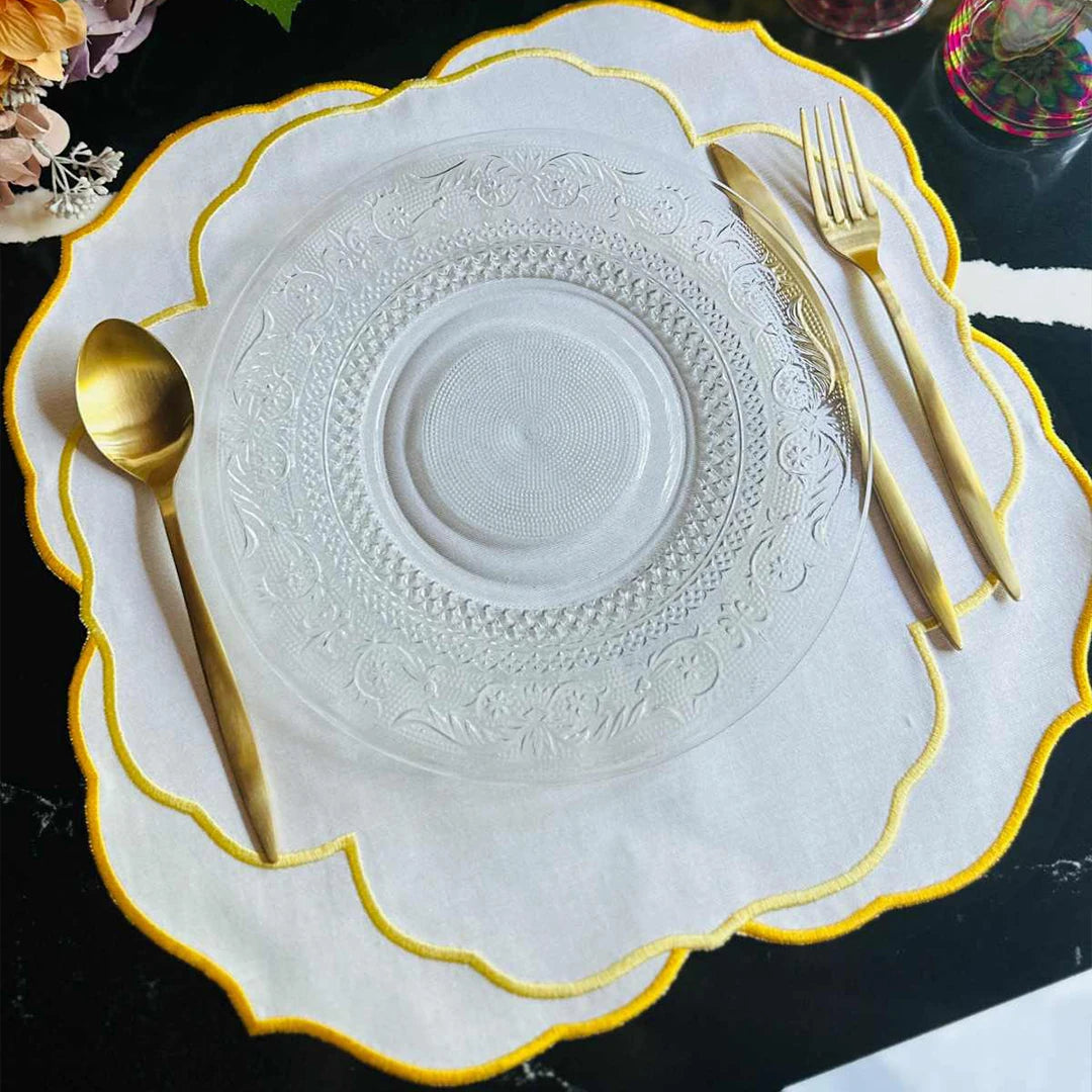 SERENA PLACEMATS YELLOW (SET OF 4)