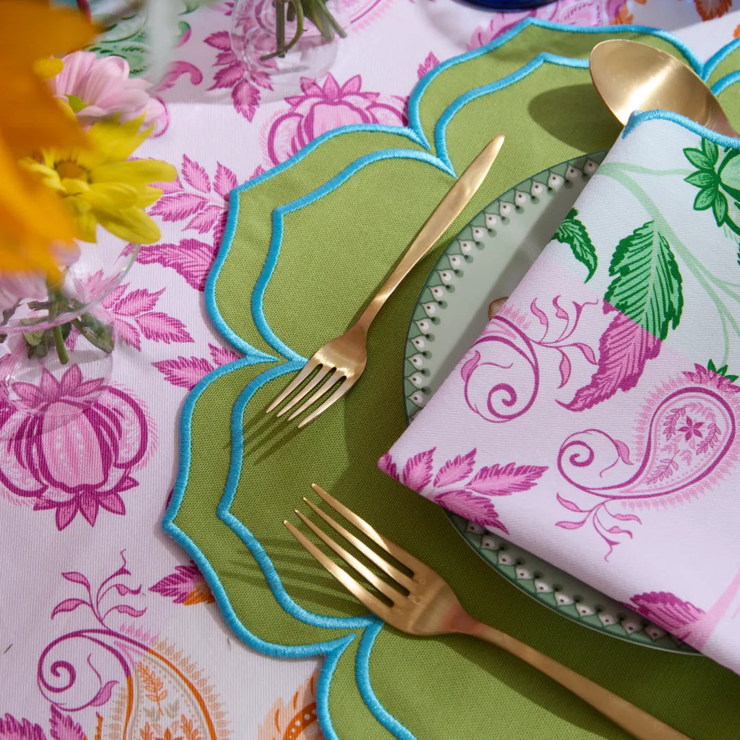 OLEA NAPKINS GREEN (SET OF 4)
