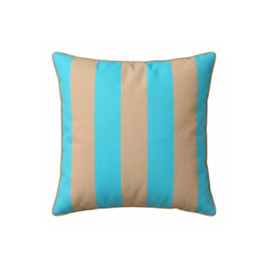 Light Blue Beige Valerio Cushion Cover