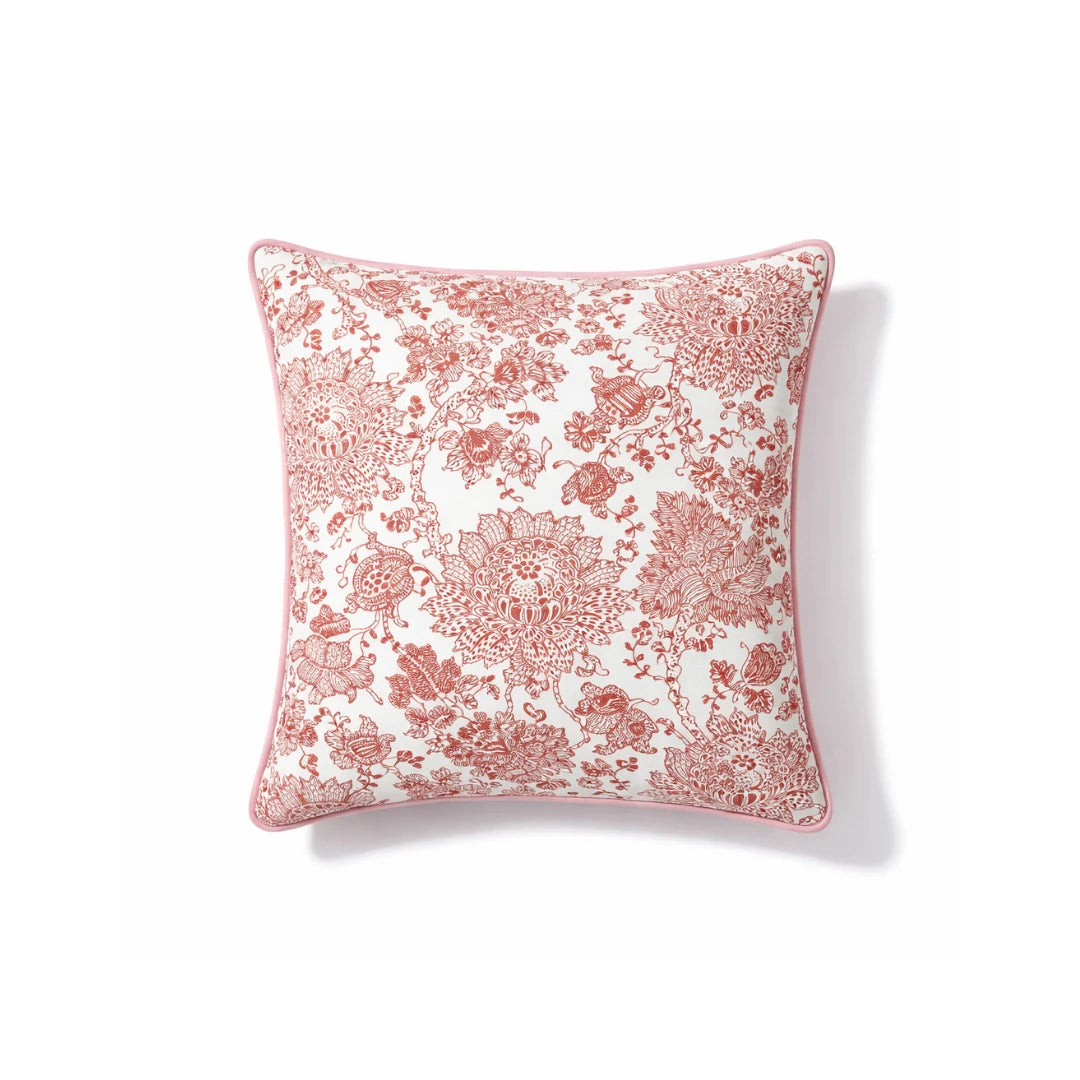 Pink Salmon Herme Cushion Cover