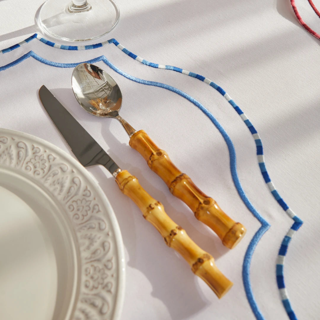 MARBLED PLACEMATS BLUE (SET OF 4)