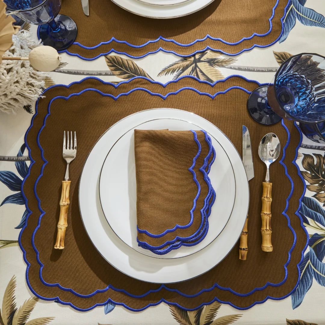 PIERRE NAPKINS BROWN (SET OF 4)