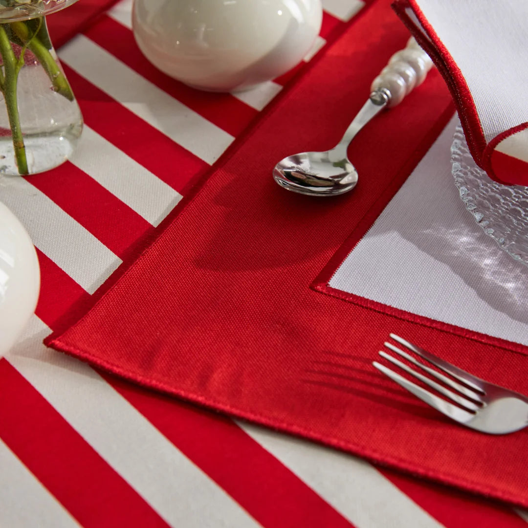 MABEL PLACEMAT RED (SET OF 4)