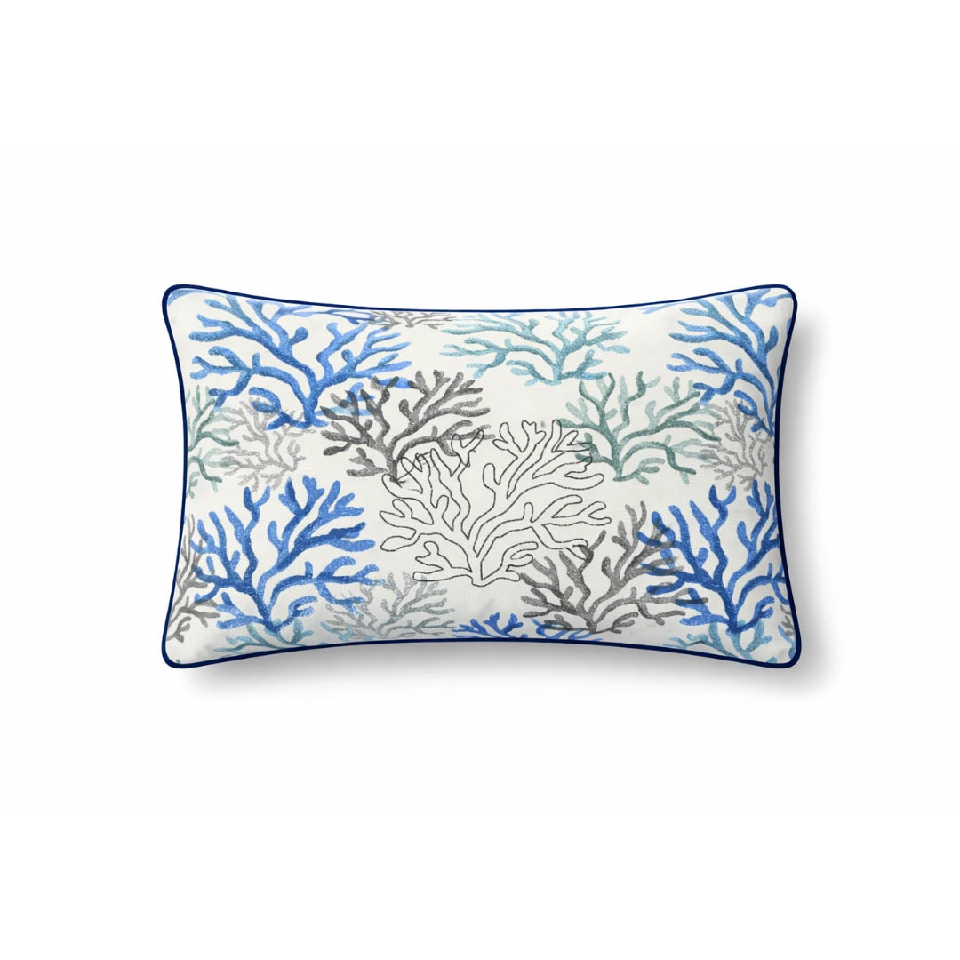 Blue Coral Cushion Cover