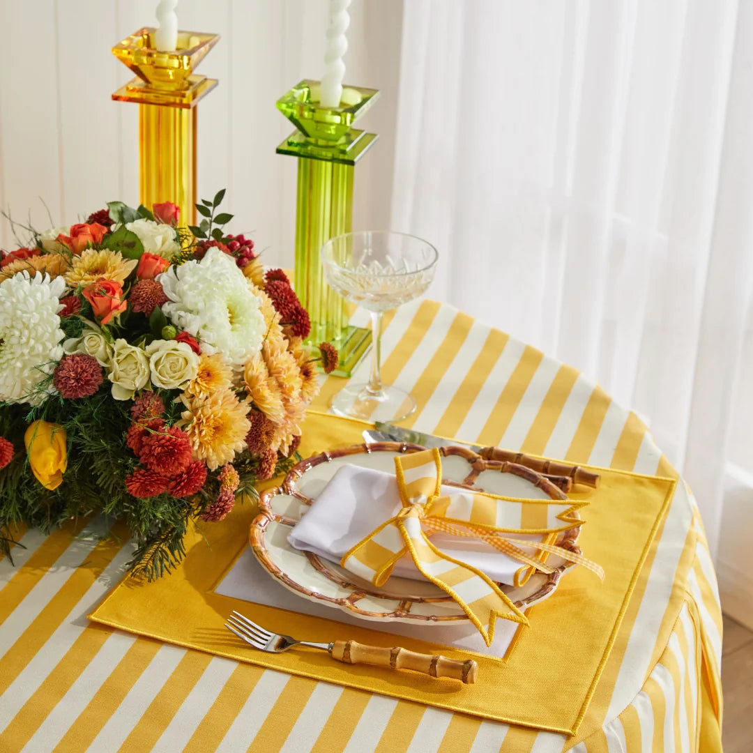 MABEL NAPKINS YELLOW (SET OF 4)