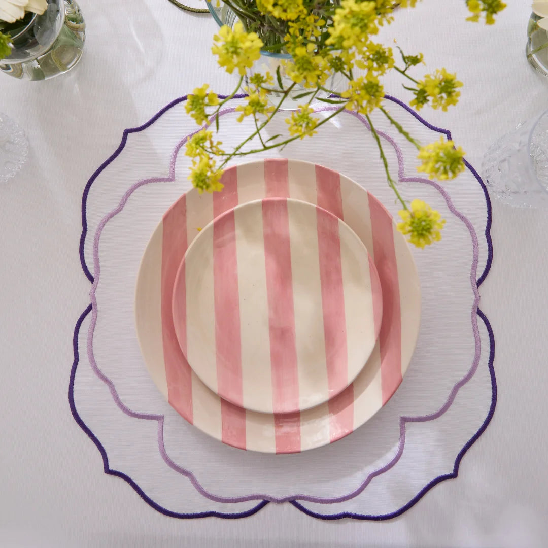 SERENA PLACEMATS PURPLE (SET OF 4)