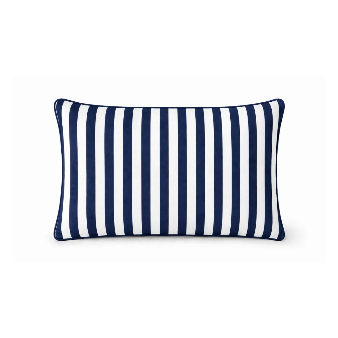 Striped Piped Cushion Cover, 30x50 cm