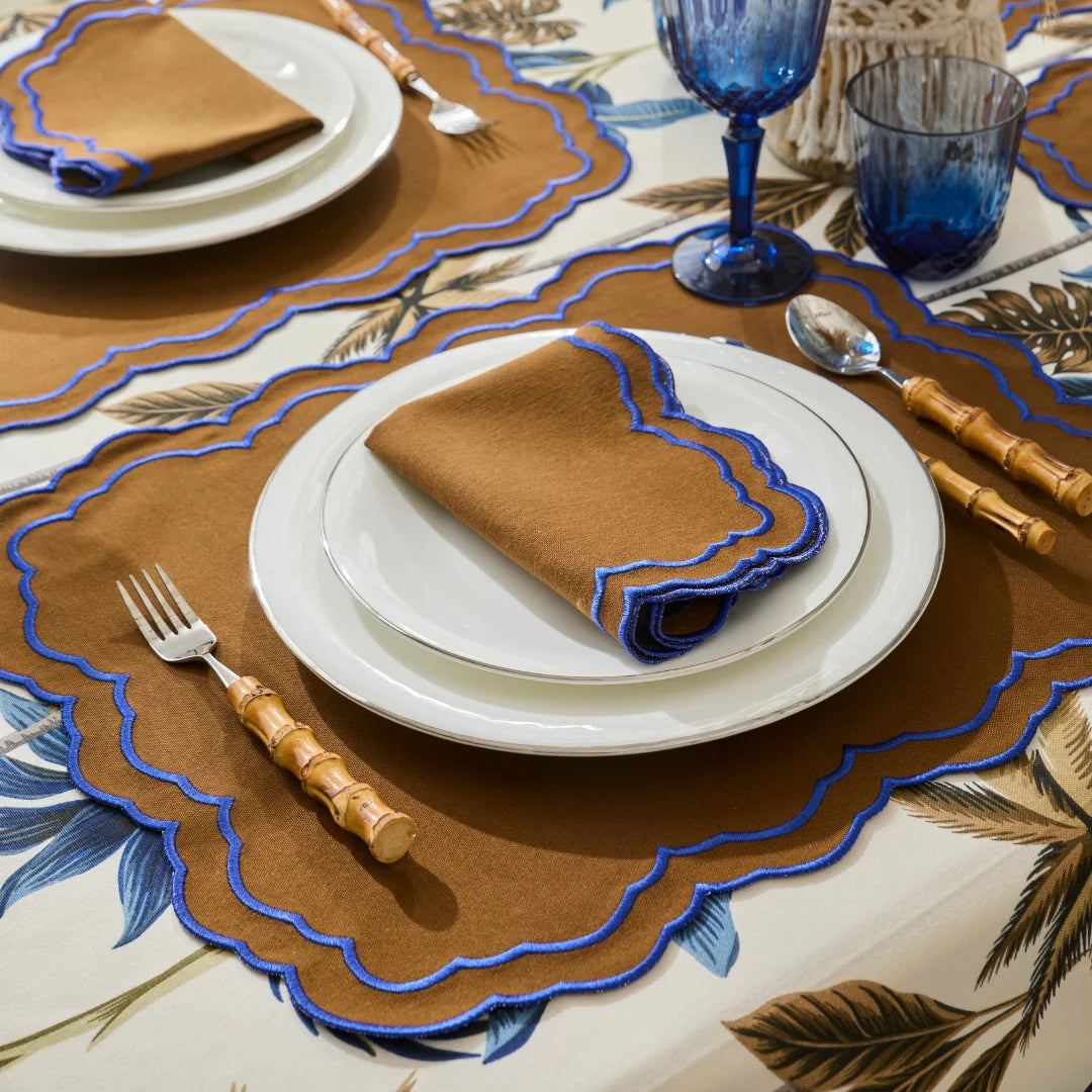 PIERRE NAPKINS BROWN (SET OF 4)
