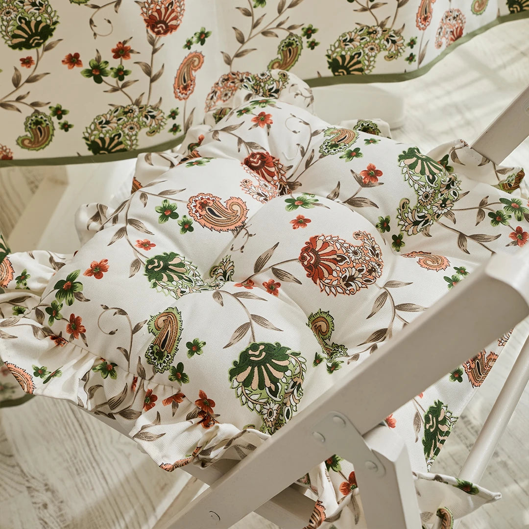 SHAWL PATTERN FILLED CUSHION