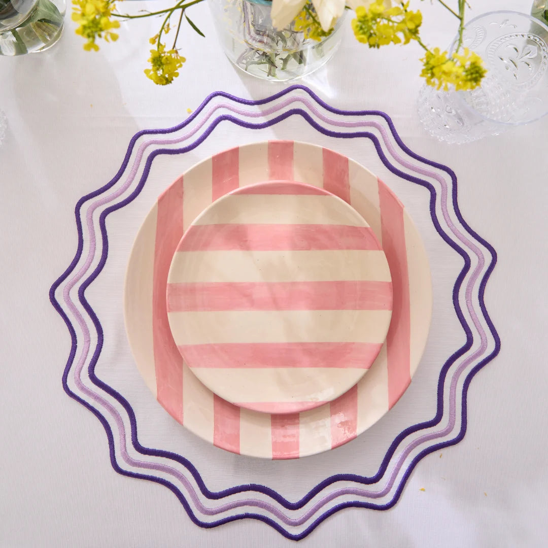 ROMA PLACEMATS PURPLE (SET OF 4)