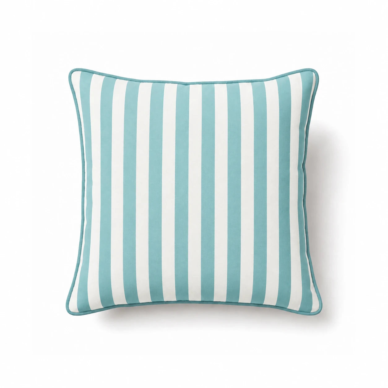 Striped Piped Cushion Cover, 43x43 cm