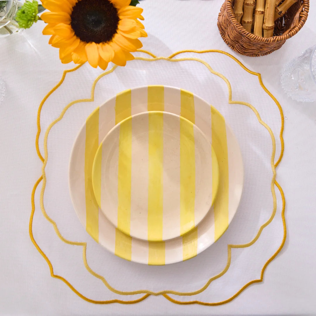 SERENA PLACEMATS YELLOW (SET OF 4)