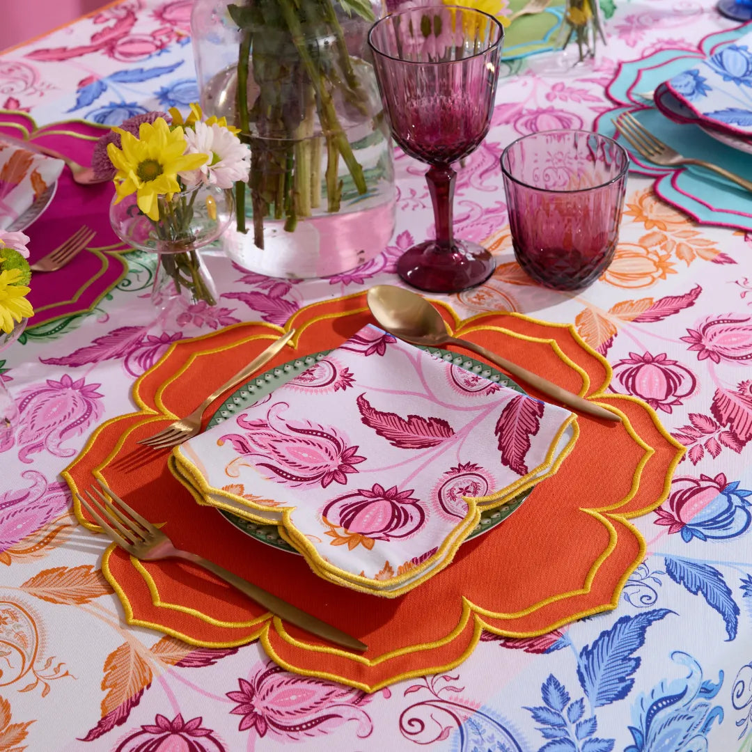 OLEA NAPKINS ORANGE (SET OF 4)