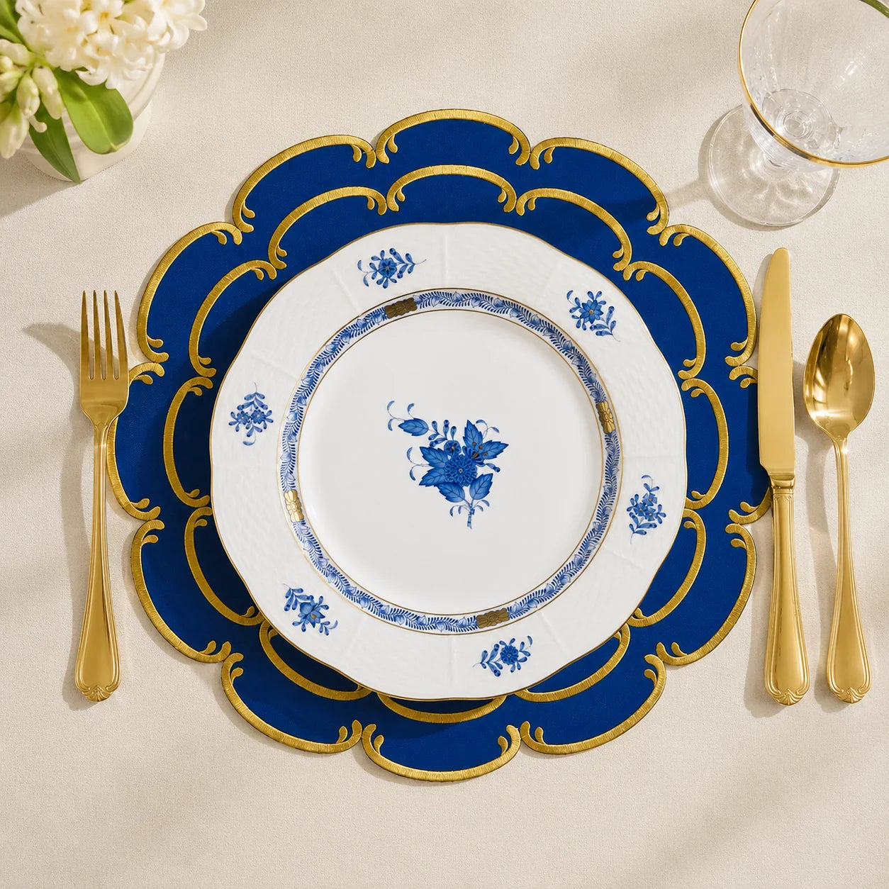 HELENA PLACEMATS BLUE (SET OF 4)